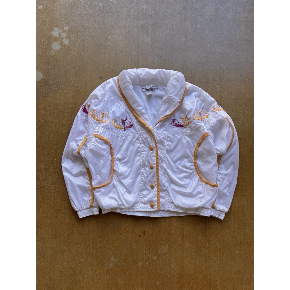 VTG 90s Nike Supreme Court Kimono Japanese Windbreaker Nylon Tennis Jacket WMS M